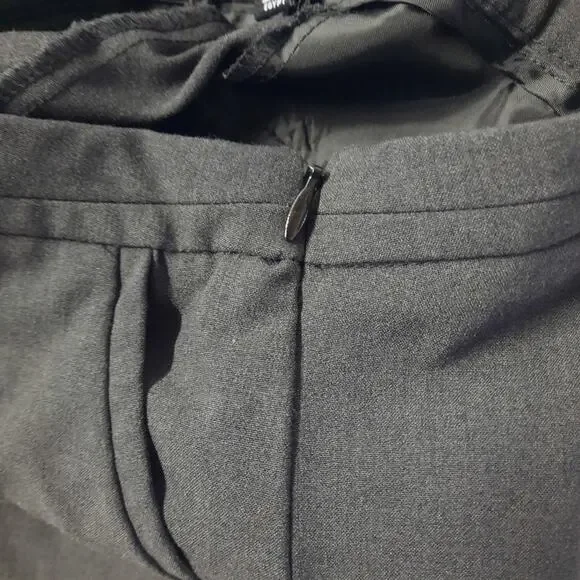 Ellen Tracy Women's Pants Size 8 Gray Dress Slacks Trousers Pockets Career Wear - Picture 4 of 7